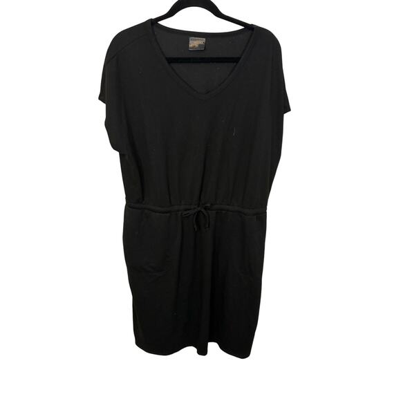 32 Degrees Cool Women's Soft Lux Black Gorpcore Loungewear Errands Dress XL Goth - Picture 4 of 7